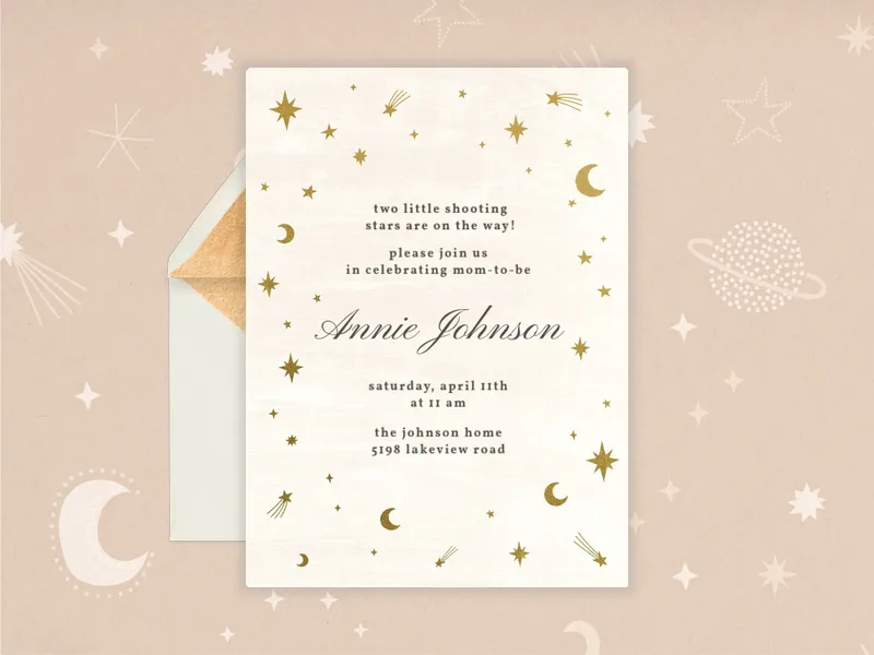 Written in the Stars - parenthood_journey - Invitation