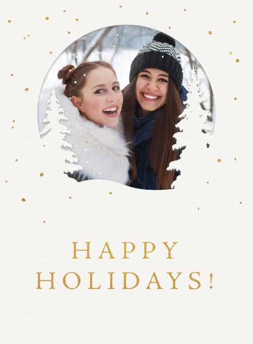 Winter Scene (Photo) - design_your_own_cards - Card