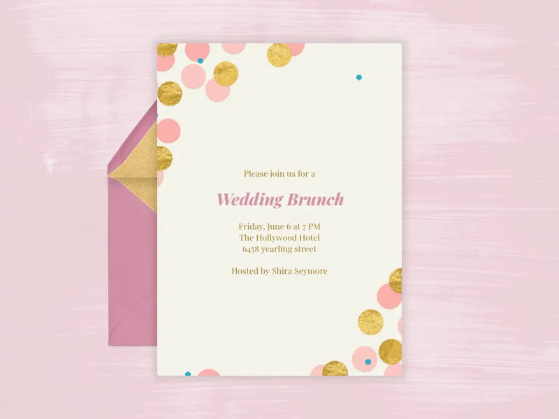 Big Confetti - post_wedding_brunch - Invitation