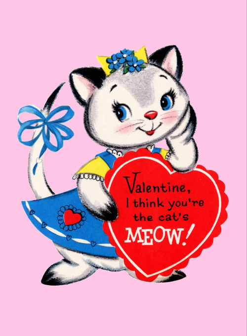 You’re the Cat’s Meow - valentines_day_cards - Card
