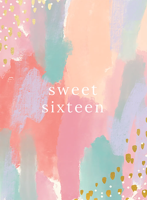 Dreamy Sixteen - birthday_cards - Card