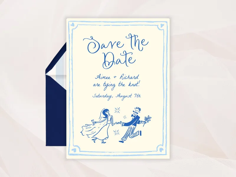 Doodle Darlings Save the Date - save_the_date - Invitation