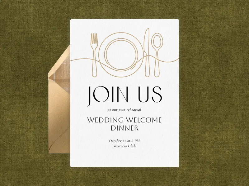 Dining Delight - welcome_party - Invitation