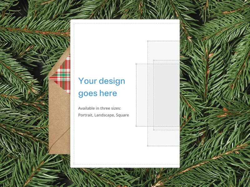 Upload Your Own Design (Festive Fir) - holiday_party - Invitation