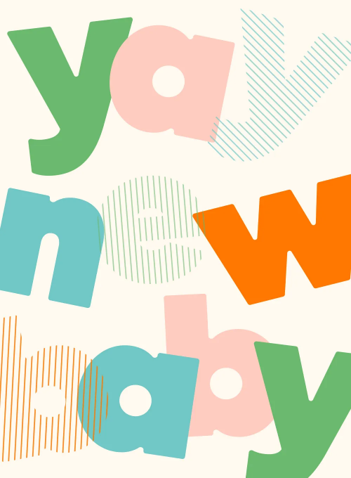 Yay New Baby - baby_shower_cards - Card
