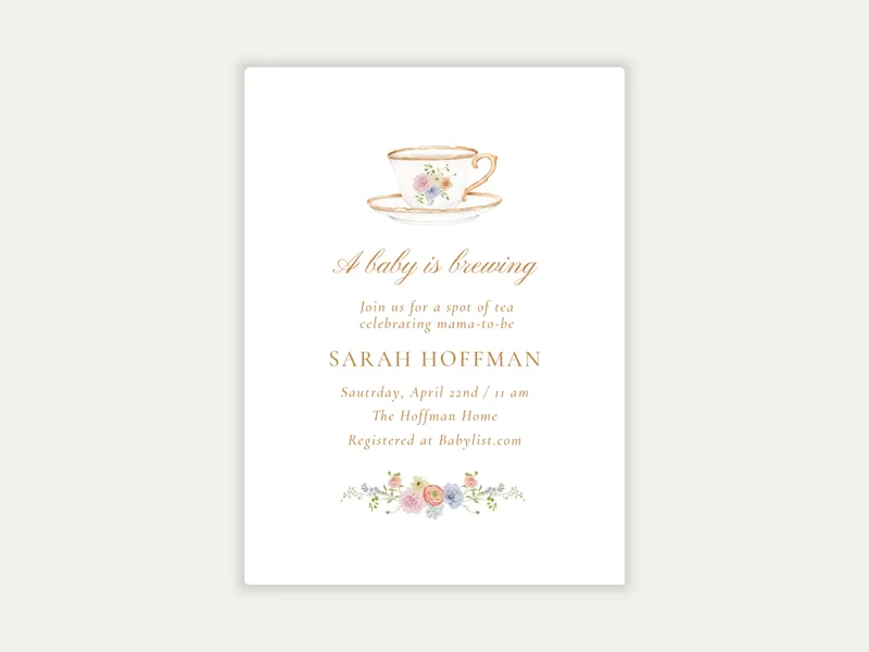 Garden Tea - featured - Invitation