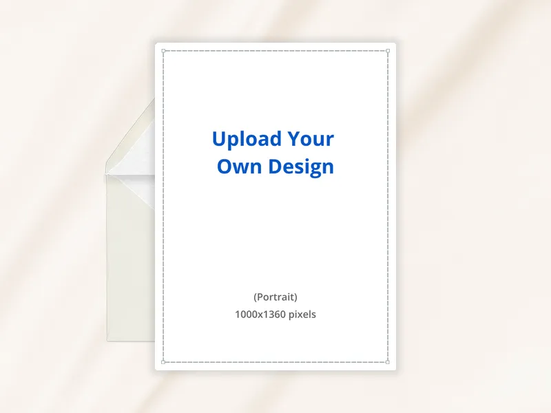 Upload Your Own Design (Minimalist) - save_the_date_shop - Invitation