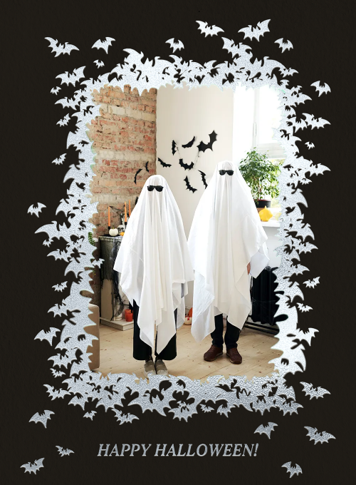 Going to Bat (Photo) - halloween_cards - Card