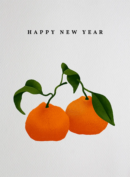 Lucky Oranges - lunar_new_year_cards - Card
