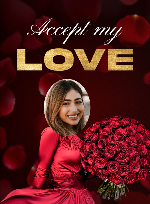 Her Display of Affection (Photo) - valentines_day_cards - Card