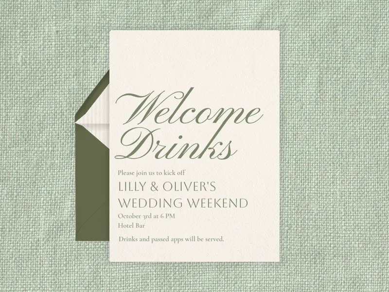 Jazzy Night - welcome_party - Invitation