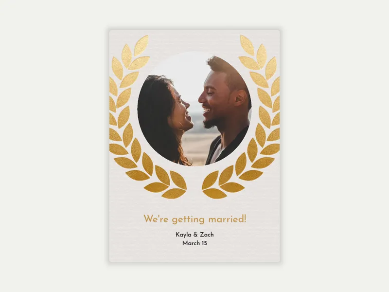 Laurel Greek Letters (Photo) - greek_life - Invitation