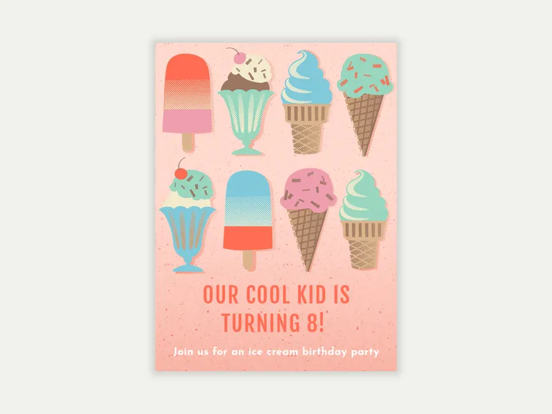 Ice Cream Social - featured - Invitation