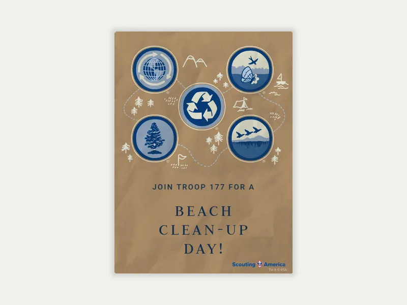 Scouting America: Proud Volunteer - boy_scouts_of_america - Invitation