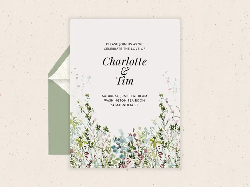 Laura Ashley: Pointon Fields - featured - Invitation
