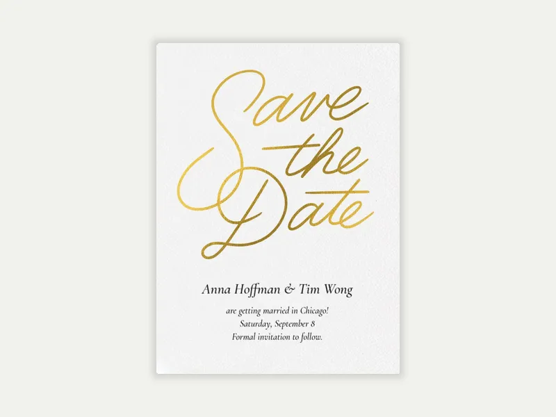 Simple Save the Date - business_save_the_date - Invitation