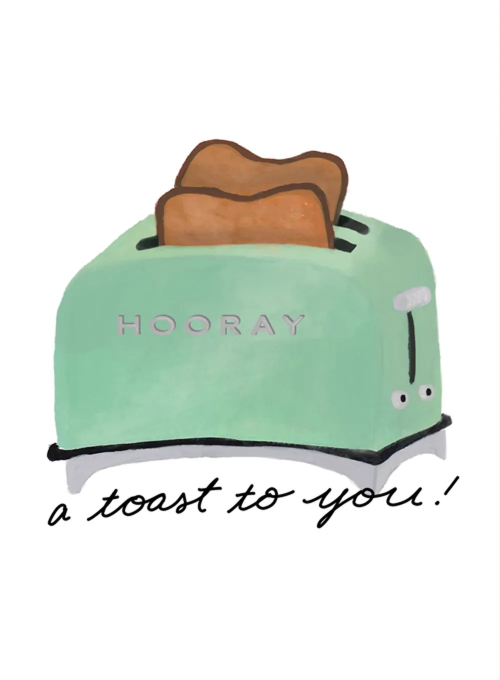 Toast to You - goodluck_encouragement_cards - Card