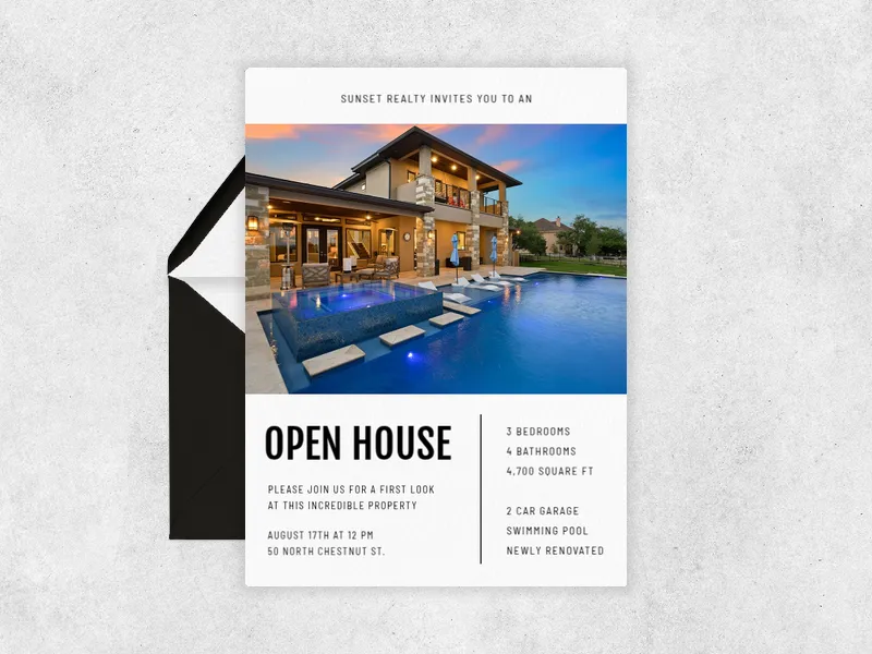 Hello Escrow (Photo) - open_house - Invitation