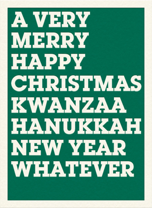 Happy Whatever - christmas_cards - Card