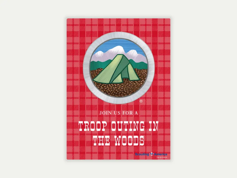 Scouting America: Camping Time - boy_scouts_of_america - Invitation
