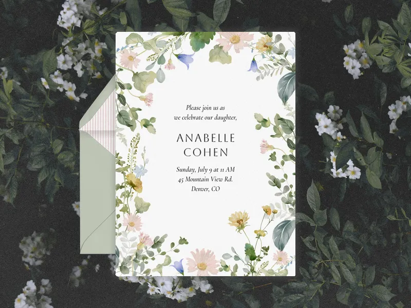 Sweet & Wild - post_wedding_brunch - Invitation