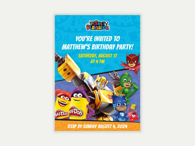 Planet Playskool: Let's Play! - planet_playskool - Invitation