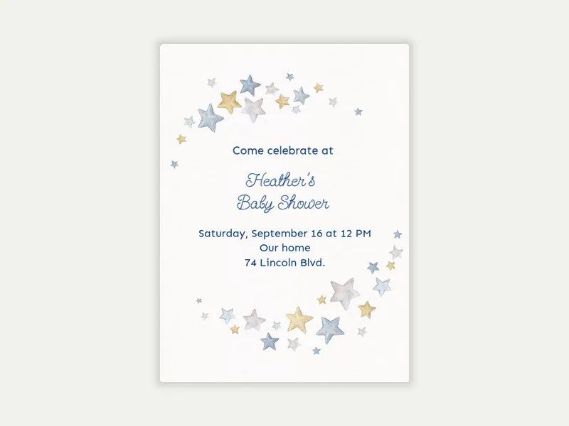 Starlight Dream - featured - Invitation