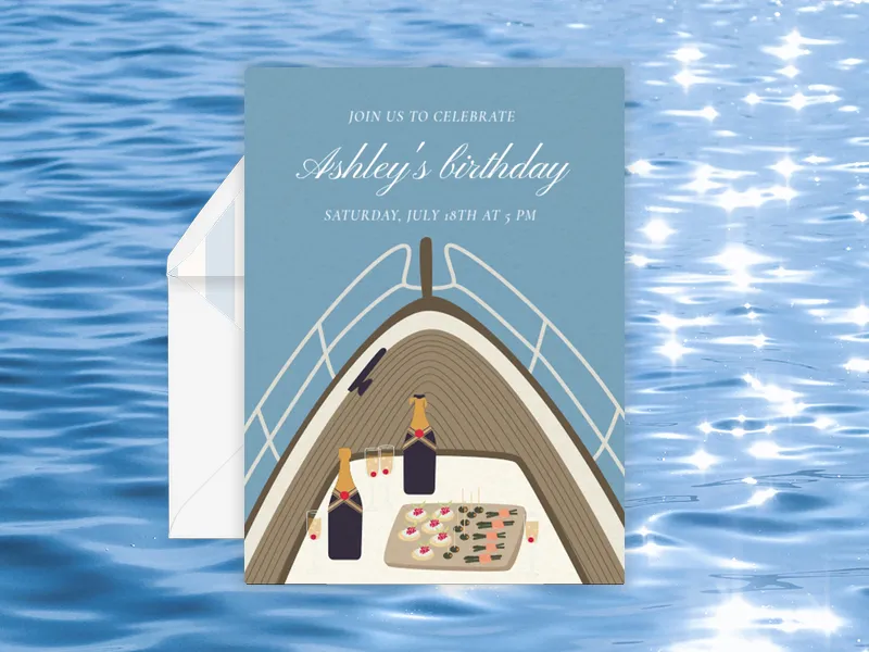 Beach Yacht Deck - featured - Invitation