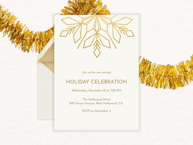 Beauty Bright Invitation premium template design