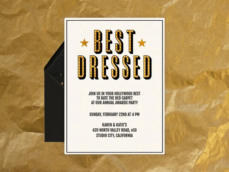 Best Dressed - featured - Invitation