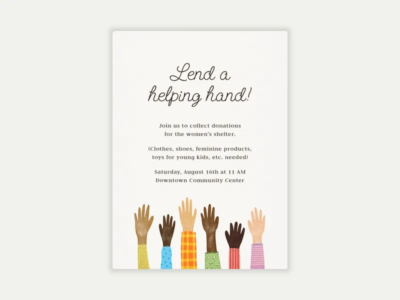 Better Together - volunteering - Invitation