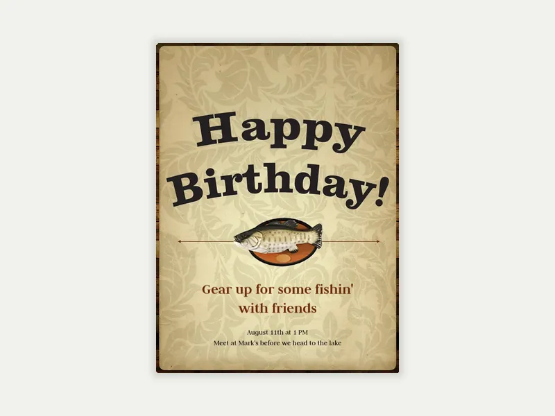 Billy Bass - sports_leagues - Invitation