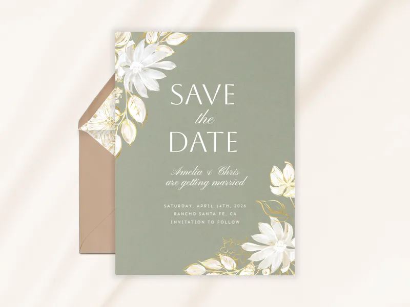 Blooming Roses - Save the Date - save_the_date - Invitation