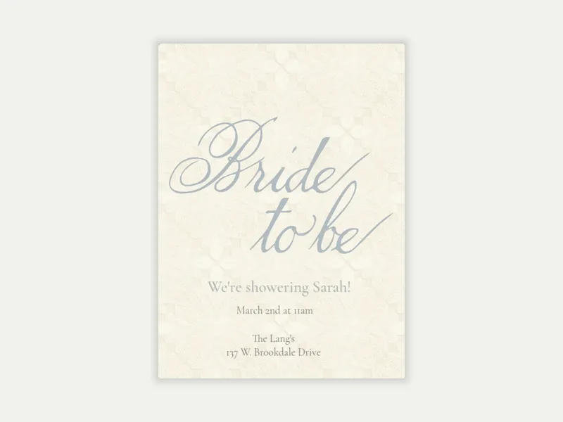 Bride to Be - featured - Invitation