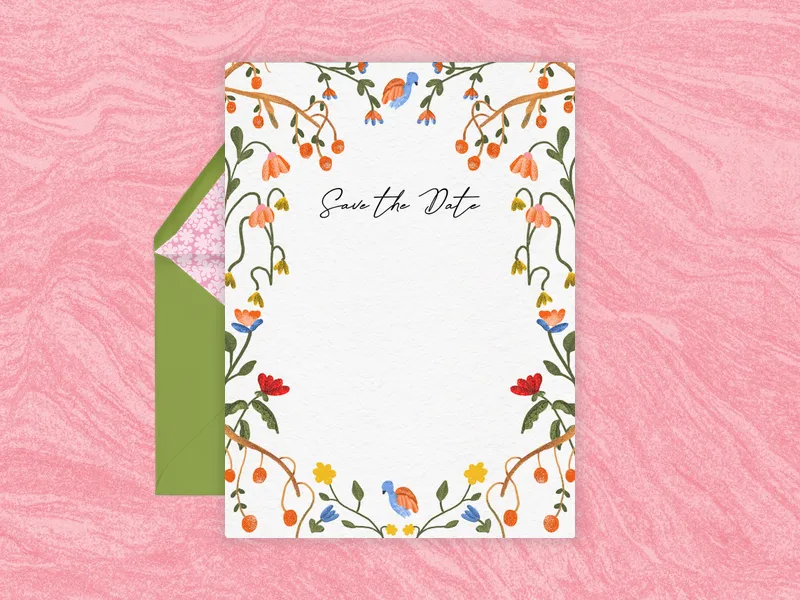 Bright Little Blooms - Save the Date - birthday_save_the_date - Invitation