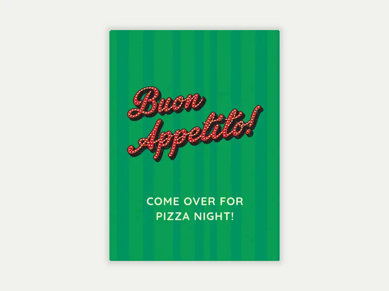 Buon Appetito - baby_q - Invitation