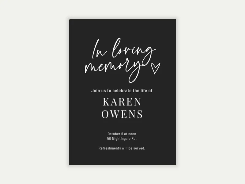 Birthday Love Invitation free template design
