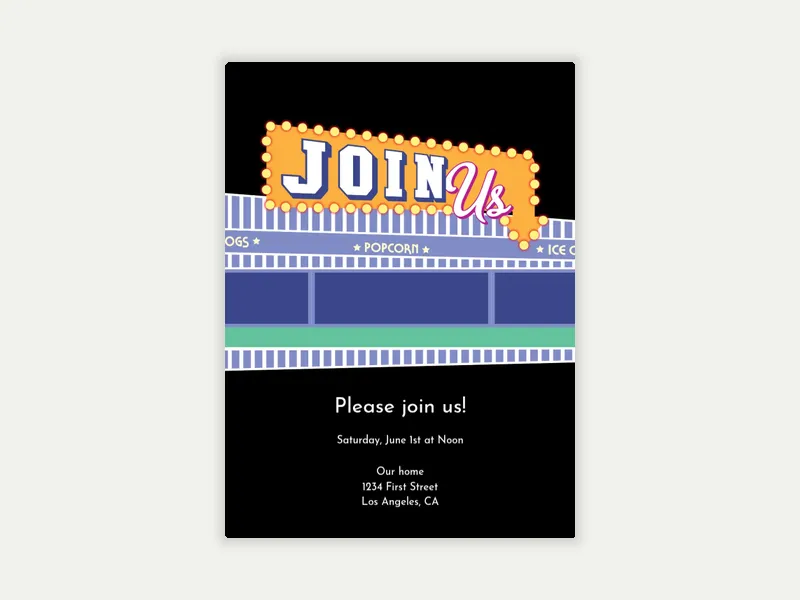 Concession Stand - viewing_party - Invitation