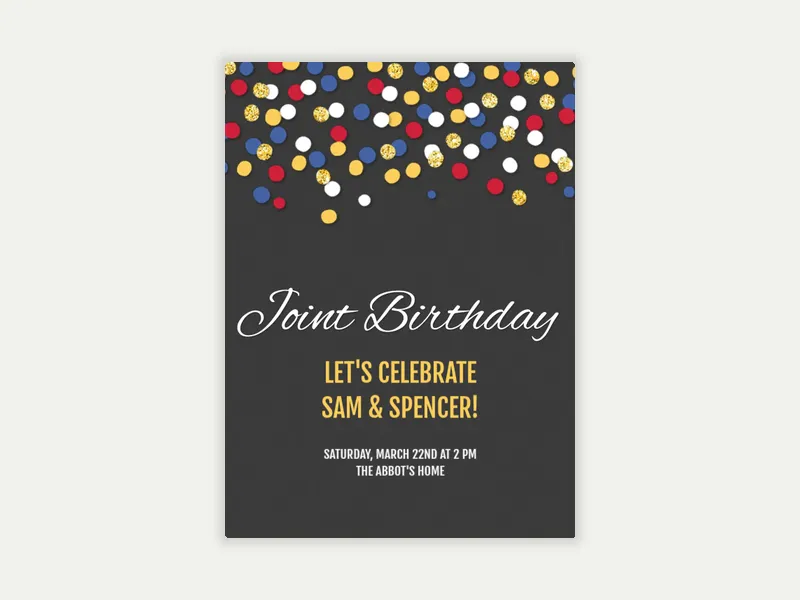 Small Confetti - joint_birthday - Invitation