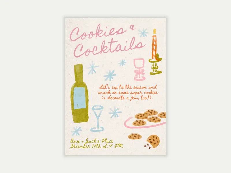 Cozy Watercolors - featured - Invitation