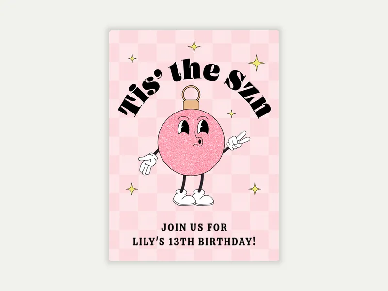 Dazzling Retro Ornament - featured - Invitation