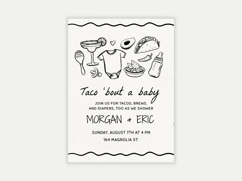 Desert Dreams Invitation free template design