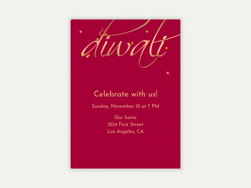 Diwali - featured - Invitation