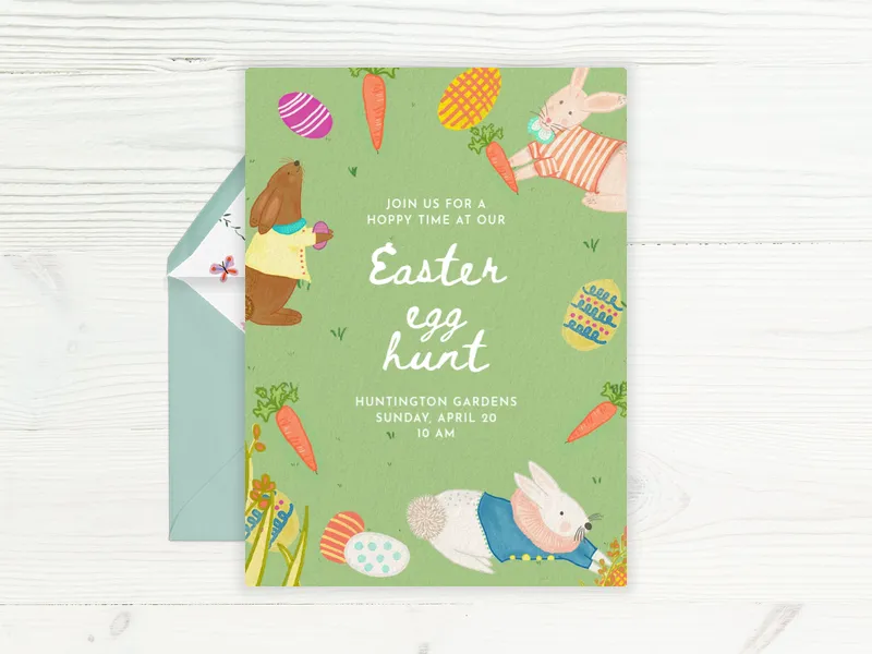 Easter Egg Hunt - easter - Invitation
