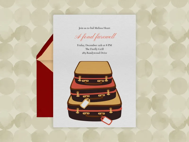 Farewell Case - retirement_farewell - Invitation