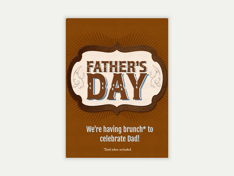 Father's Day Frame - fathers_day - Invitation