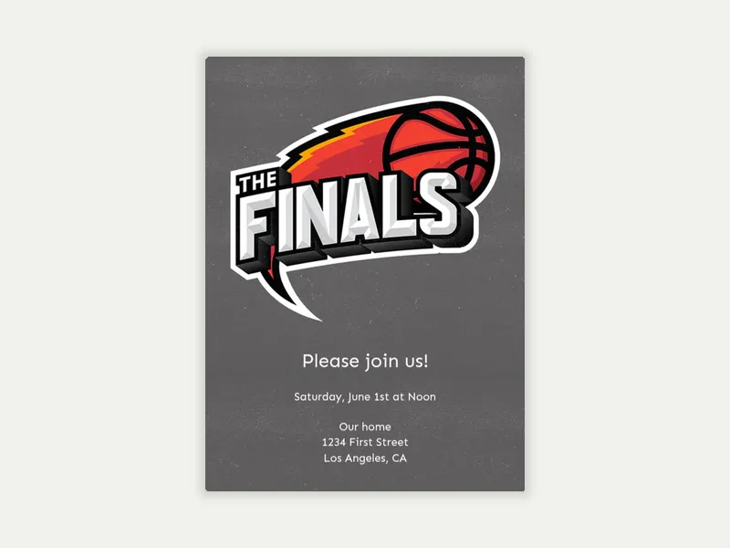 Finals Fire - college_basketball - Invitation
