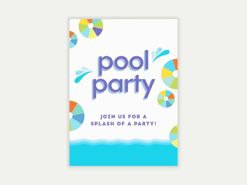 Floating Pool - featured - Invitation