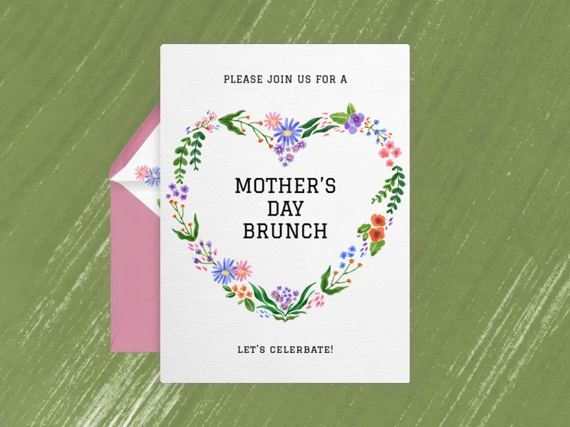 Floral Heart - featured - Invitation