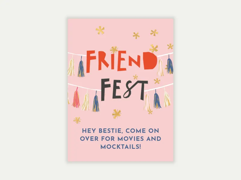 Friend Fest - girls_night - Invitation